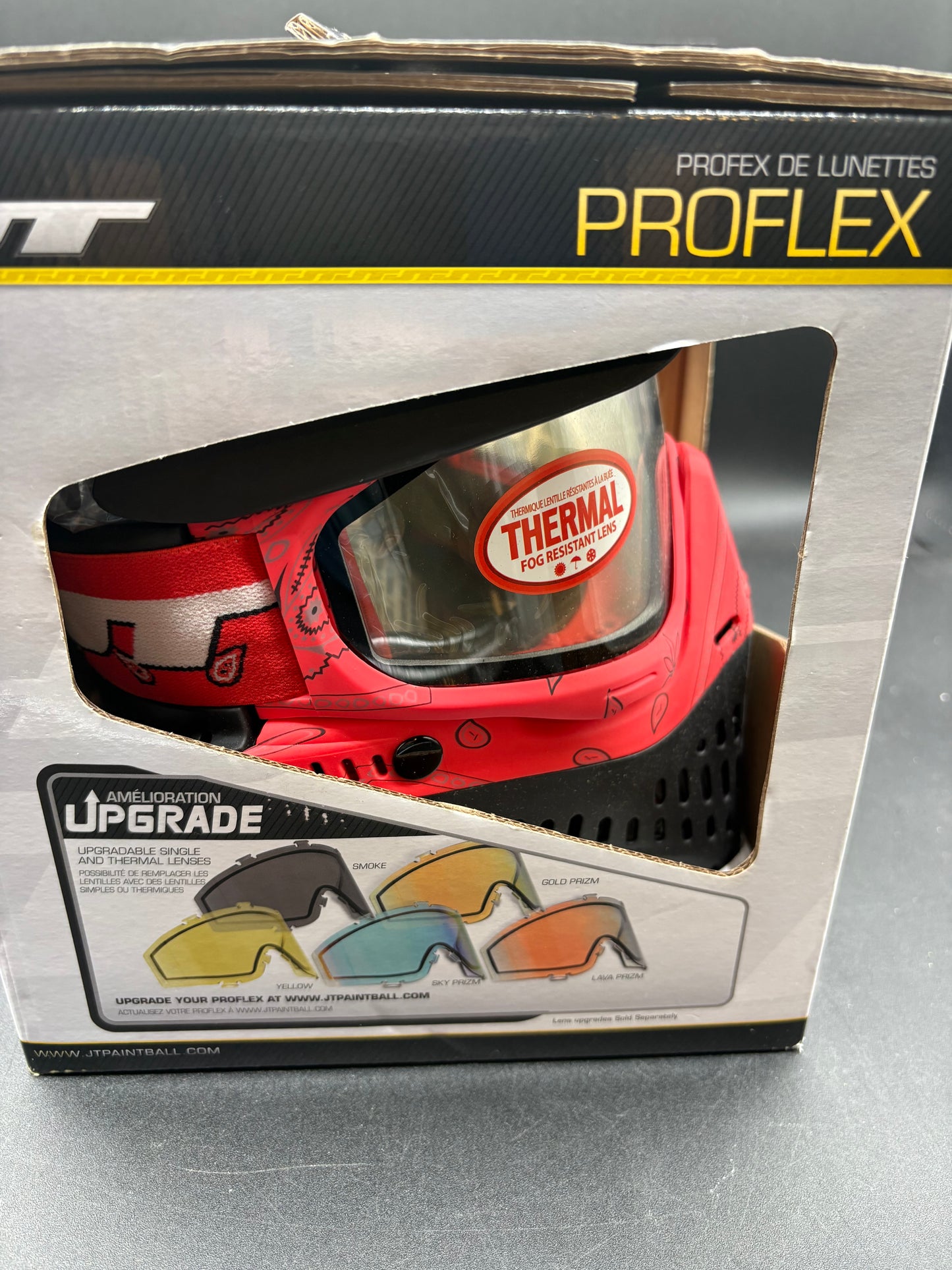 JT proflex red bandana